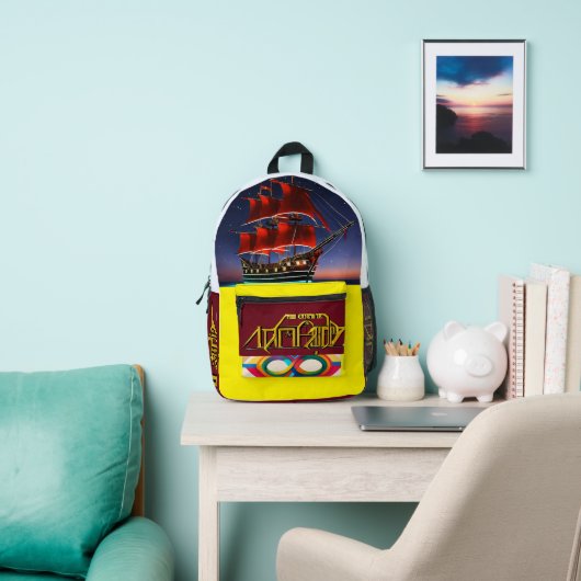 「銀河星艦隊の乗組員：大胆に先を行く」 プリントバックパック (インサイチュ)