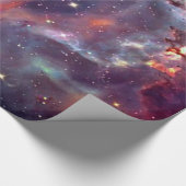 銀河星雲の宇宙イメージ。 ラッピングペーパー (角)