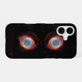 銀河星雲の目 iPhone 16ケース (裏面横)