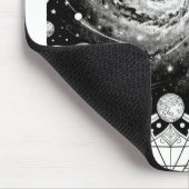 銀河曼荼羅アートプリント | 宇宙の壁掛けデコレーション マウスパッド (コーナー)