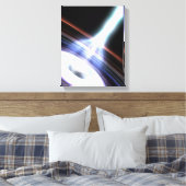 銀河核のガンマ線2 キャンバスプリント (インサイチュ (寝室))