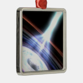 銀河核のガンマ線2 メタルオーナメント (右)