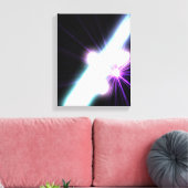 銀河核のガンマ線3 キャンバスプリント (インサイチュ (リビング))