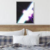 銀河核のガンマ線3 キャンバスプリント (インサイチュ (寝室))