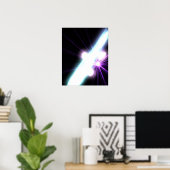 銀河核のガンマ線3 ポスター (ホームオフィス)