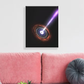 銀河核のガンマ線 キャンバスプリント (インサイチュ (リビング))