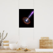 銀河核のガンマ線 ポスター (キッチン)