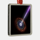 銀河核のガンマ線 メタルオーナメント (右)