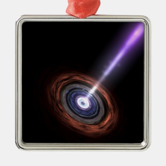銀河核のガンマ線 メタルオーナメント (正面)