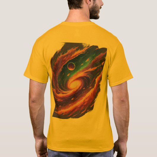 銀河渦 Tシャツ (裏面)