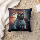 銀河猫宇宙飛行士 クッション (ブランケット)