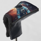 銀河猫宇宙飛行士 ゴルフヘッドカバー (3/4 正面)