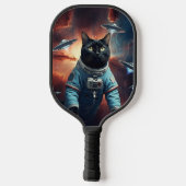 銀河猫宇宙飛行士 ピックルボールラケット (裏面)