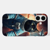 銀河猫宇宙飛行士 Case-Mate iPhoneケース (裏面 (横))