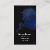 銀河系かわいらしユニコーン 名刺 (裏面)