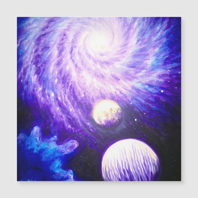 銀河系と惑星 (正面)