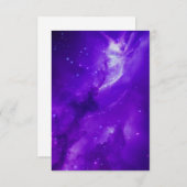 銀河系と星の宇宙 サンキューカード (正面/裏面)