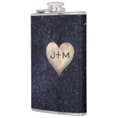 銀河系と月 フラスク (左)