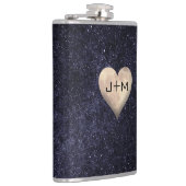 銀河系と月 フラスク (右)