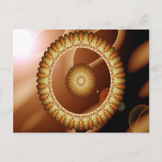 銀河系に浮かぶ….. ポストカード (正面)