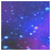 銀河系に ファブリック (クローズアップ)