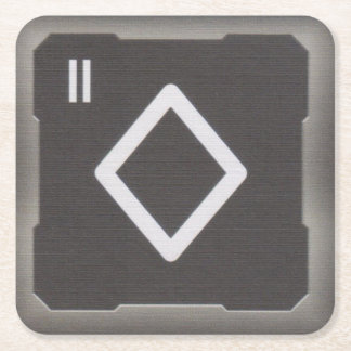 銀河系のためのロール スクエアペーパーコースター