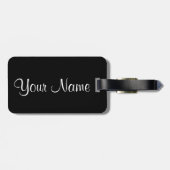 銀河系のキャッツ・アイの名前をカスタムするの荷物のラベル ラゲッジタグ (裏面横)