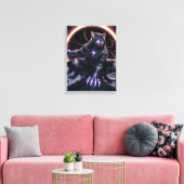 銀河系のネコ泥棒 キャンバスプリント (インサイチュ (リビング))