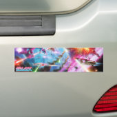 銀河系のバンパーステッカー バンパーステッカー (車上)