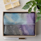 銀河系のプリントの宇宙の水彩画のティッシュペーパー 薄葉紙 (ギフト)