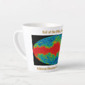 銀河系のヴェールがWMAP宇宙をおおっている カフェラテマグ (左アングル)