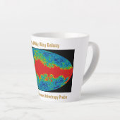 銀河系のヴェールがWMAP宇宙をおおっている カフェラテマグ (右アングル)