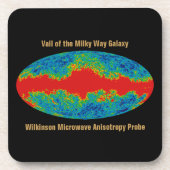 銀河系のヴェールがWMAP宇宙をおおっている コースター (正面)