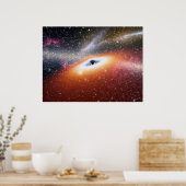 銀河系の中心のブラックホール ポスター (キッチン)