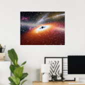 銀河系の中心のブラックホール ポスター (ホームオフィス)