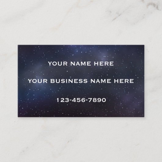 銀河系の名刺 名刺 (正面)