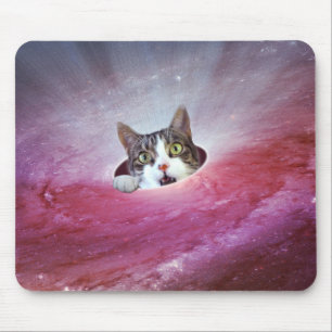 銀河系の宇宙猫LOLのおもしろいなマウスパッド マウスパッド