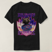 銀河系の守護者3 Rocket Raccoonの名前 Tシャツ (デザイン正面)