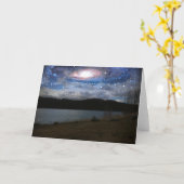 銀河系の眺め2 カード (黄色い花)