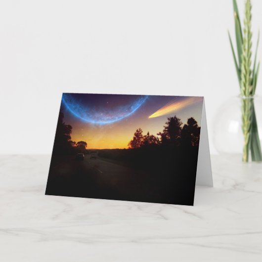 銀河系の眺め カード (正面)