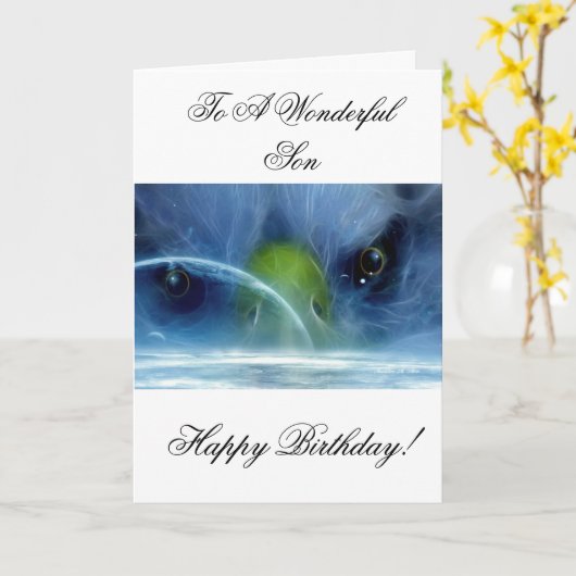 銀河系の精神 カード (黄色い花)