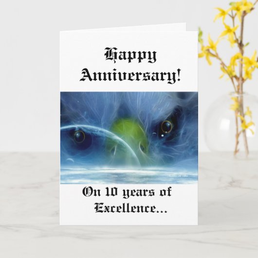 銀河系の精神 カード (黄色い花)