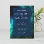 銀河系の結婚式招待状 招待状 (スタンド正面)