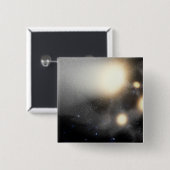 銀河系の衝突 缶バッジ (正面&裏面)