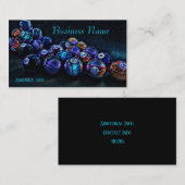 銀河系の輝きのビリヤードの名刺 名刺 (正面/裏面)