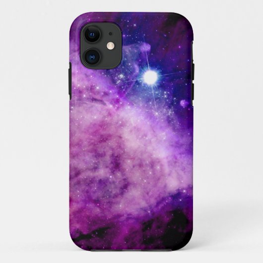 銀河系のiPhone 5/5Sの場合は星雲の紫色のピンクを主演します Case-Mate iPhoneケース (裏面)