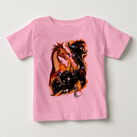 銀河系のTシャツの創作者 ベビーTシャツ (正面)