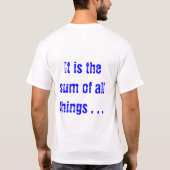 銀河系へのHichhikerのガイド Tシャツ (裏面)