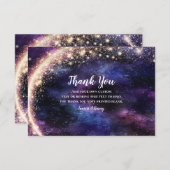 銀河系をテーマにしたサンキューカード サンキューカード (正面/裏面)