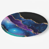 銀河系アガテシリーズデザイン13 ペーパープレート (アングル)